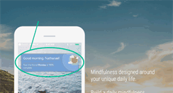 Desktop Screenshot of mindfulnessdailyapp.com